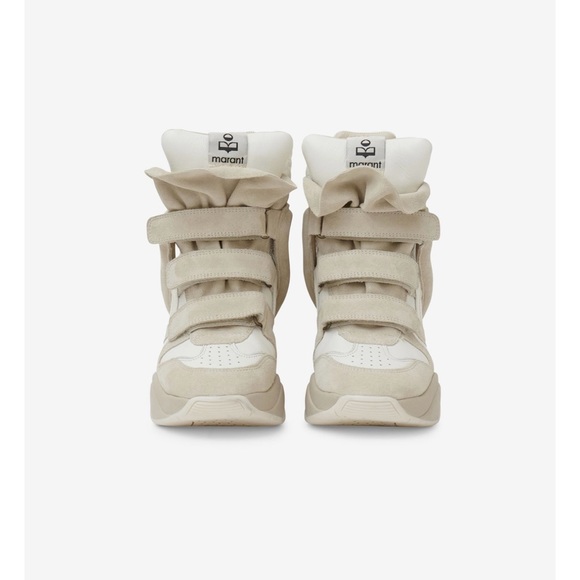COPY - Cream Isabel marant balskee sneakers. - Picture 3 of 3
